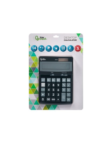 CALCULADORA  XF31 14D.SOLAR PILAS NG.170X122X35MM