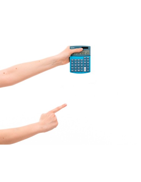 CALCULADORA  SOBREME SA XF28 12D.DOS  SOLAR PILAS AZ. 155X115X25MM
