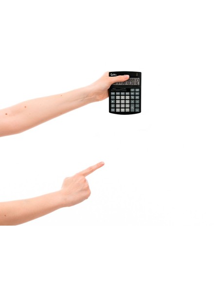 CALCULADORA  XF27 12D.TASAS SOLAR PILAS NG.155X115X25MM