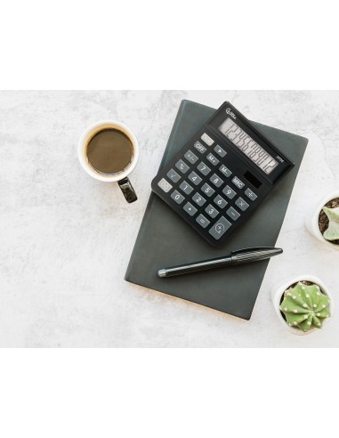 CALCULADORA  XF26 12D.SOLAR PILAS 127X105X24MM NG.