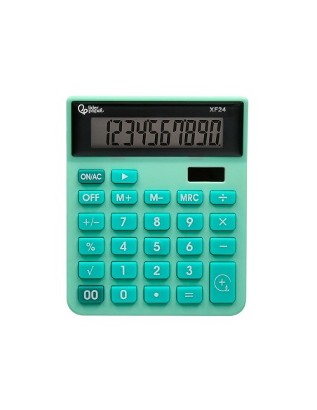 CALCULADORA  XF24 10D.SOLAR PILAS VE. 127X105X24MM