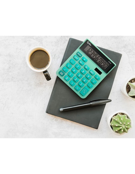 CALCULADORA  XF24 10D.SOLAR PILAS VE. 127X105X24MM