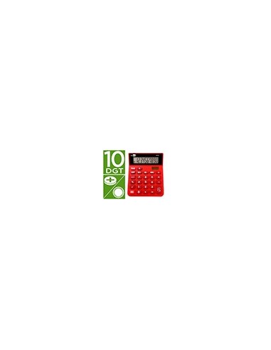 CALCULADORA  XF22 10D.SOLAR PILAS RJ. 127X105X24MM