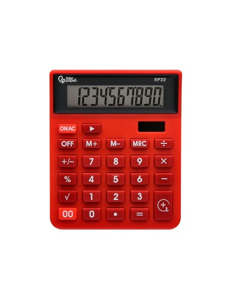 CALCULADORA  XF22 10D.SOLAR PILAS RJ. 127X105X24MM