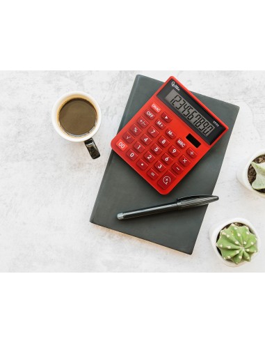 CALCULADORA  XF22 10D.SOLAR PILAS RJ. 127X105X24MM