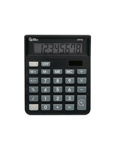 CALCULADORA  XF16 8D.SOLAR PILAS NG.127X105X24MM