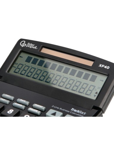 CALCULADORA  XF40 12D.DOS L SOLAR PILAS NG.175X120X30MM 40% PLASTICO