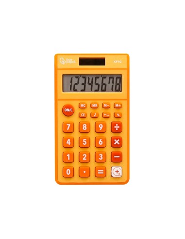 CALCULADORA  BOLSILLO XF10 8D.SOLAR PILAS NJ. 115X65X8MM