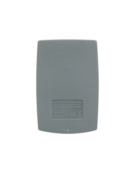 CALCULADORA  BOLSILLO XF03 8D.PILAS GRIS 99X64X9MM