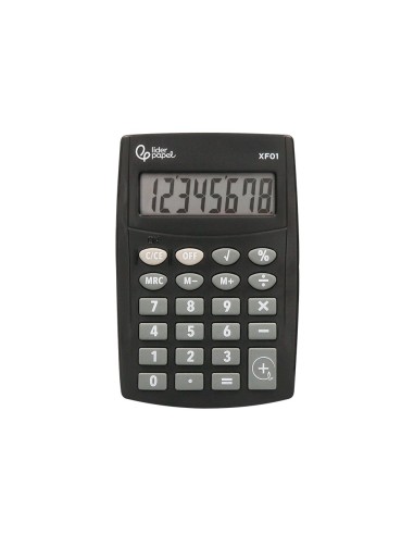 CALCULADORA  BOLSILLO XF01 8D.PILAS NG.99X64X9MM
