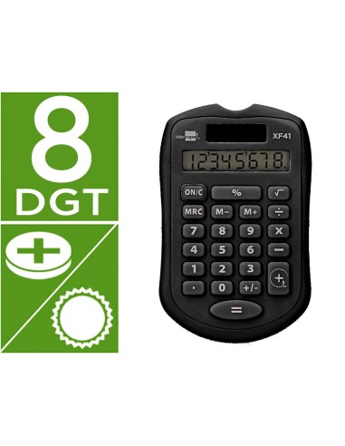 CALCULADORA  BOLSILLO XF43 8D.SOLAR PILAS NG.94X59,5X10,5MM