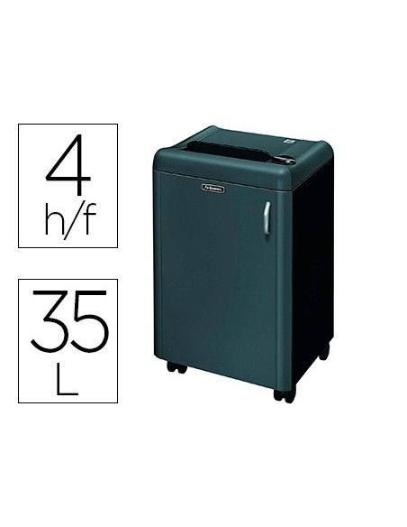 DESTRUCTORA FELLOWES 1050HS CORTE 4H. SEGURIDAD P7 PAPELERA 35 L