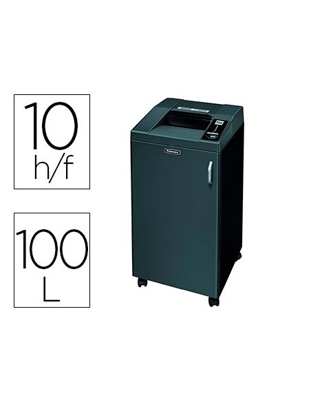 DESTRUCTORA FELLOWES 3250MC CORTE 10H. P6 PAPELERA 100 L