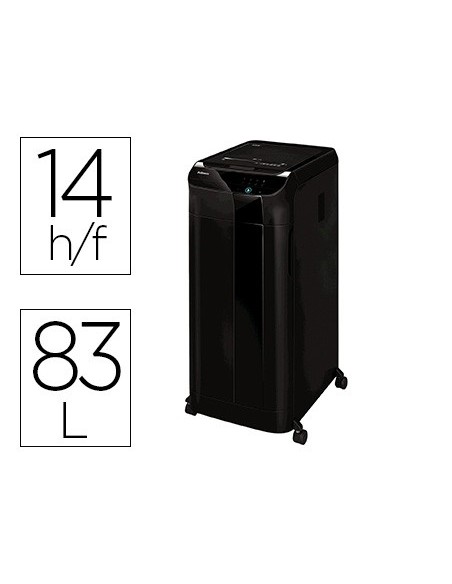 DESTRUCTORA FELLOWES AUTOMAX 600M DEH. 600 P5 CLIPS TARJETAS