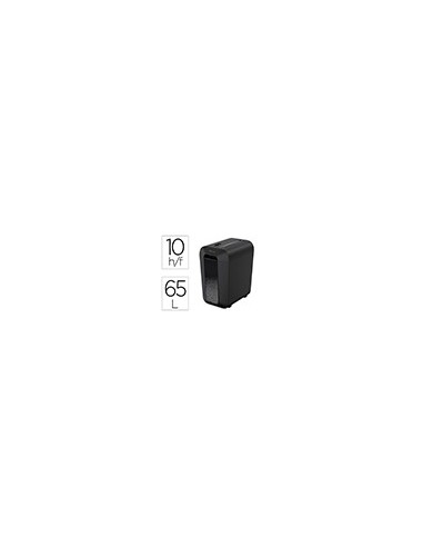 DESTRUCTORA FELLOWES LX-65 CORTE 10 H P4 GRAPAS CLIPS Y
