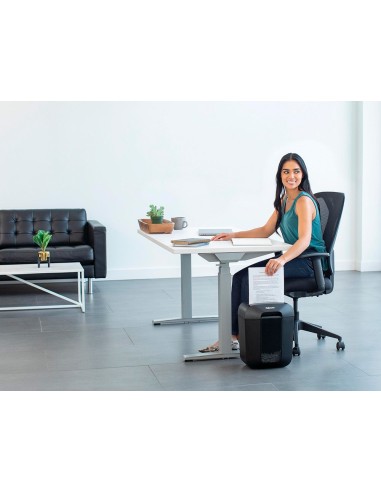 DESTRUCTORA FELLOWES LX-85 CORTE 12 H P4 GRAPAS CLIPS Y