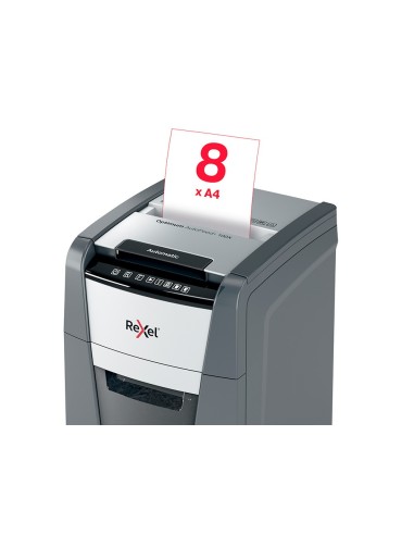 DESTRUCTORA REXEL OPTIMUM AUTO+ 100X EU 100H. PARTICULAS GRAPAS