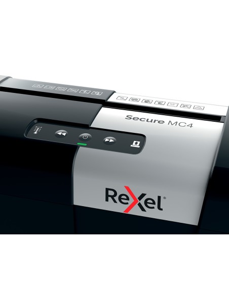 DESTRUCTORA REXEL SECURE MC4 4H. MICRO CORTE GRAPAS CLIPS