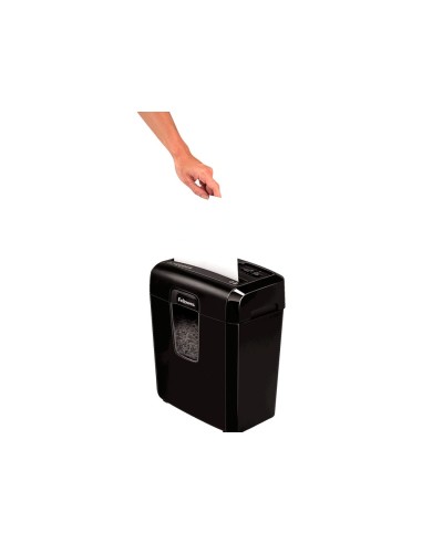 DESTRUCTORA FELLOWES LX-25M 6H P4 GRAPAS CLIPS TARJETA PAPELERA 11,5