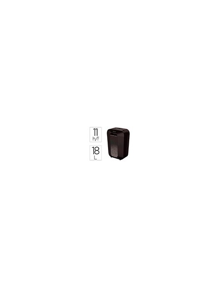 DESTRUCTORA FELLOWES LX-70D 11H P4 GRAPAS CLIPS TARJETA PAPELERA 18 L