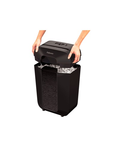 DESTRUCTORA FELLOWES LX-70D 11H P4 GRAPAS CLIPS TARJETA PAPELERA 18 L