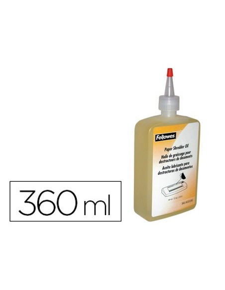ACEITE LUBRICANTE FELLOWES DESTRUCTORA DOC.360 ML. 35250