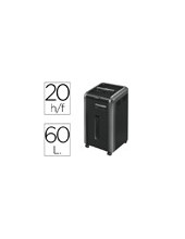 DESTRUCTORA DOC.FELLOWES 225Ci CAP.CORTE 20 H DESTRUYE GRAPAS CLIPS C 2