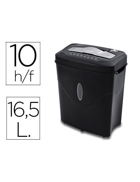 DESTRUCTORA Q-CON.KF15549 CORTE 10 H DESTRUYE GRAPAS CLIPS CD TARJ