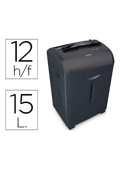 DESTRUCTORA Q-CON.KF15551 CORTE 12 H DESTRUYE GRAPAS CLIPS CD TARJ