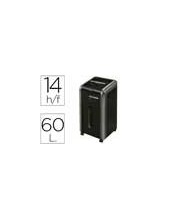 DESTRUCTORA FELLOWES 225MI CORTE 14H.DESTRUYE GRAPAS CLIPS TARJ. 2