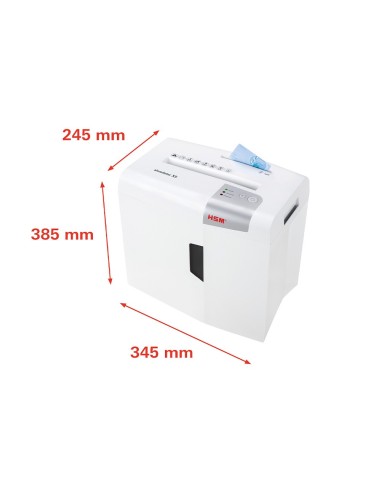 DESTRUCTORA HSM SHREDSTAR X5 CORTE 5 H PART.GRAPAS CLIPS CD TATJ.