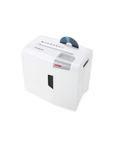 DESTRUCTORA HSM SHREDSTAR X5 CORTE 5 H PART.GRAPAS CLIPS CD TATJ.