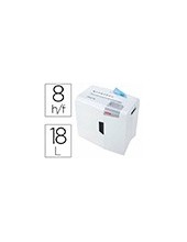 DESTRUCTORA HSM SHREDSTAR X8 CORTE 8 H PART.GRAPAS CLIPS CD TATJ. 2