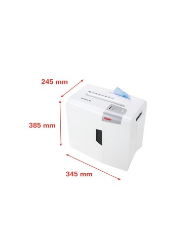 DESTRUCTORA HSM SHREDSTAR X8 CORTE 8 H PART.GRAPAS CLIPS CD TATJ.