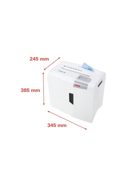 DESTRUCTORA HSM SHREDSTAR X8 CORTE 8 H PART.GRAPAS CLIPS CD TATJ.