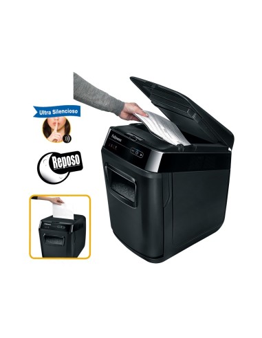 DESTRUCTORA FELLOWES AUTOMAX 200C CORTE 200 H.DESTRUYE GRAPAS CLIP