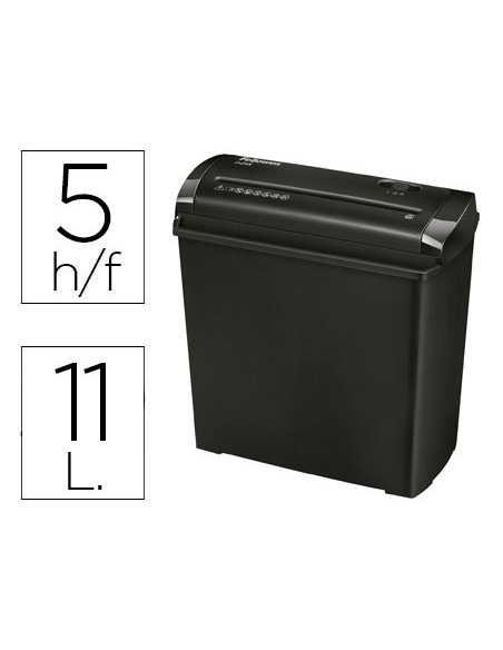 DESTRUCTORA FELLOWES P-25S CAP.CORTE 5H.CORTE EN TIRAS 4701001