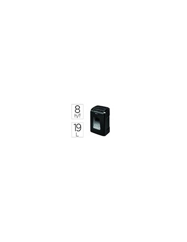 DESTRUCTORA FELLOWES 12C 8H SEGURIDAD P4 GRAPA/CLIP/TARJETAS 19 L