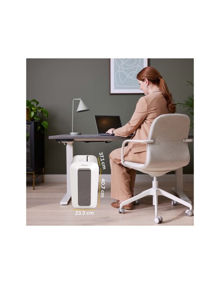 DESTRUCTORA DOC FELLOWES LX65 10H SEG. P4 DESTRUYE GRAPAS CLIPS TJ.