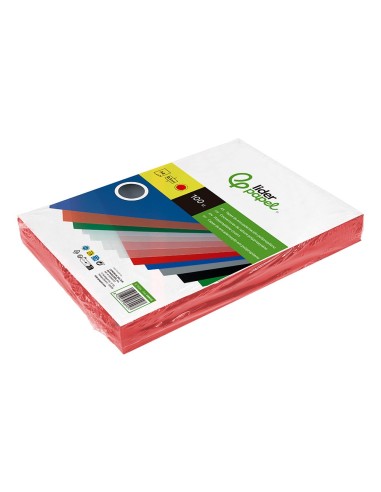 TAPA ENCUADERNACION PP.A4 0.5MM RJ. OPACO PQ.DE 100 UD.