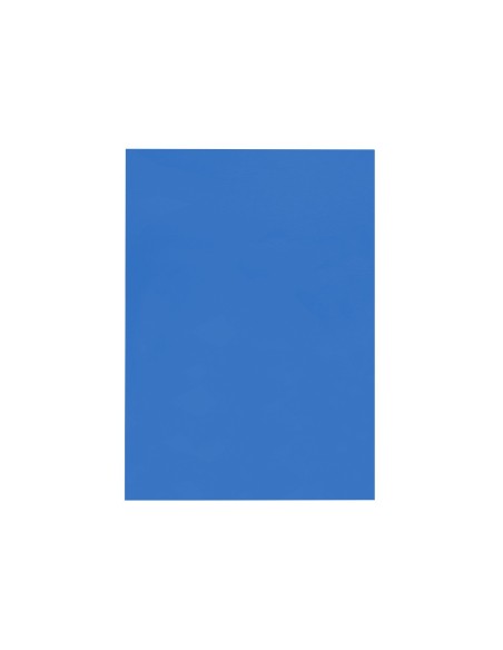 TAPA ENCUADERNACION PP.A4 0.5MM AZ. TRANS.PQ.DE 100 UD.