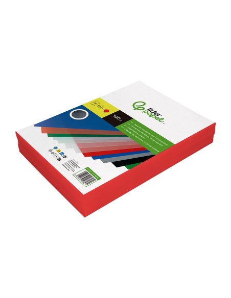 TAPA ENCUADERNACION PP.A4 0.5MM RJ. TRANS.PQ.DE 100 UD.