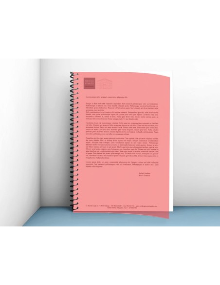 TAPA ENCUADERNACION PP.A4 0.5MM RJ. TRANS.PQ.DE 100 UD.