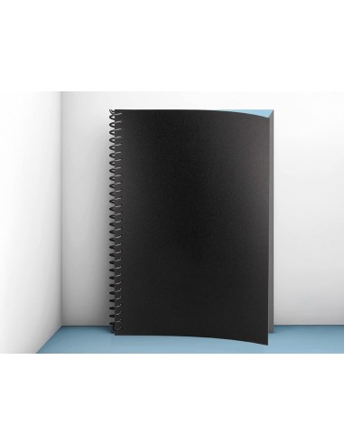 TAPA ENCUADERNACION PP. A3 0.5MM NG. OPACO PQ.DE 100 UD.