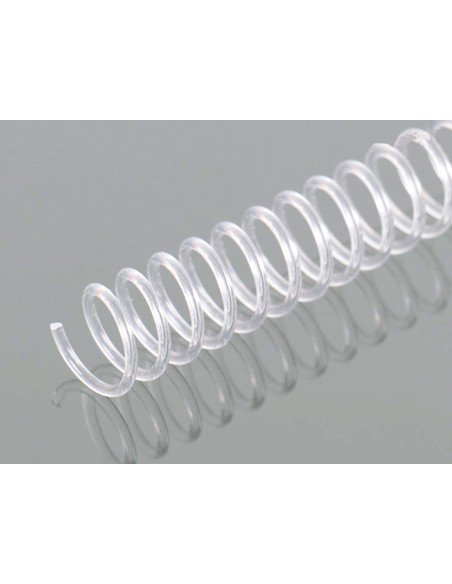 ESPIRAL PLASTICO Q-CON.TRANSPARENTE 32 5:1 8MM 1,8MM C.100 UDS.