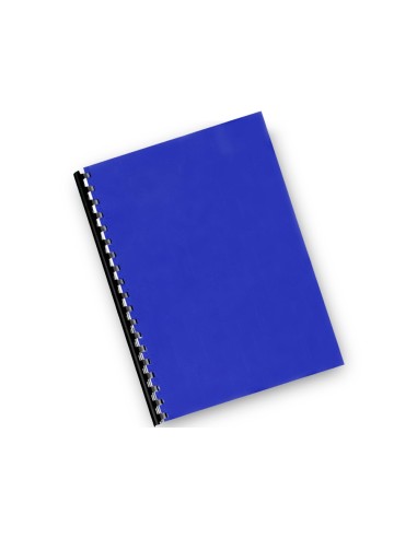 TAPA ENCUADERNACION Q-CON. PVC A4 OPACA AZ.180 MICRAS CAJA 100 UD.