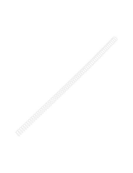 ESPIRAL METALICO Q-CONNECT BLANCO 64 5:1 10 MM 1MM CAJA DE 200 UD.