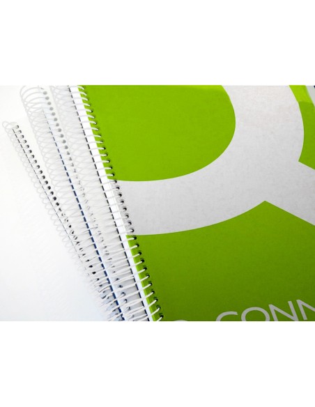 ESPIRAL METALICO Q-CONNECT BLANCO 64 5:1 12 MM 1MM CAJA 200 UD