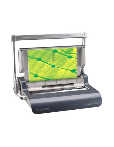 ENCUADERNADORA ESP.WIRE FELLOWES QUASAR DOBLE ESP.15H.A4