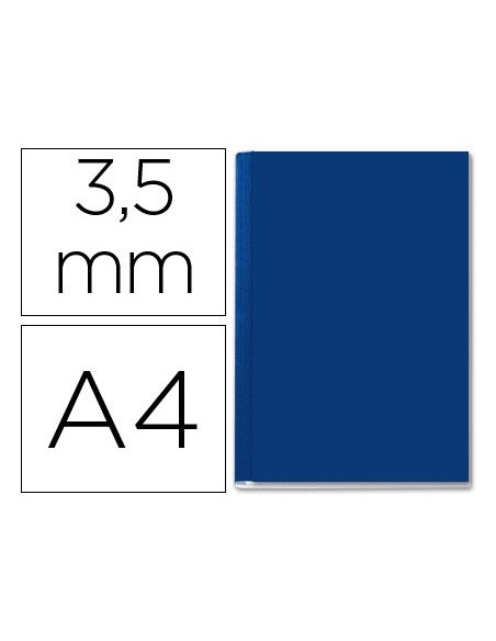 TAPA ENCUADERNACION CHANNELRIGIDA 35562 AZUL LOMO AA CAP.10/35 H.
